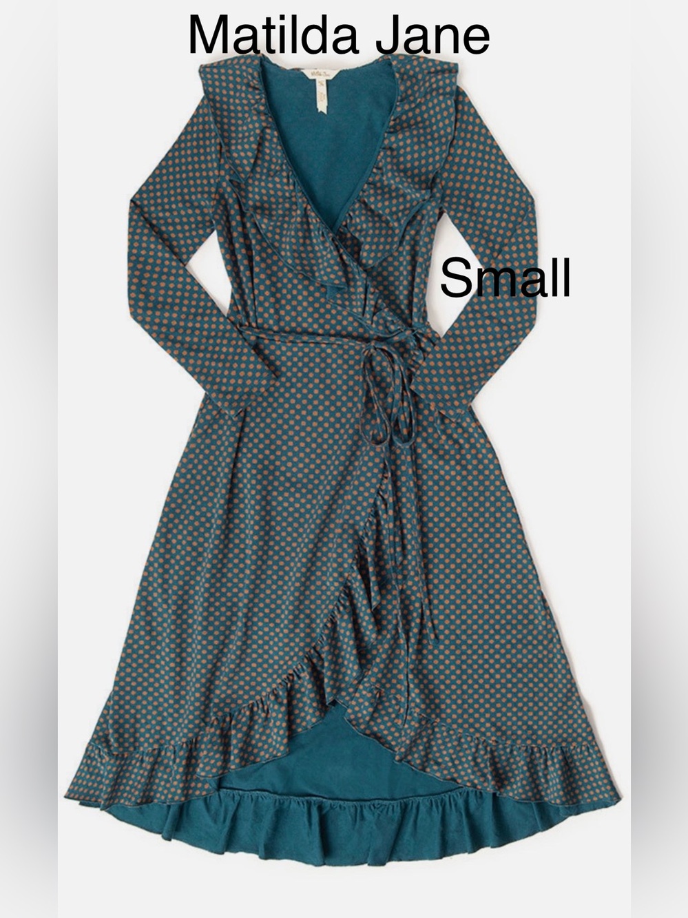 Matilda Jane Reunion Wrap Dress Size Small Like New #cottagecore #boho #whimsy